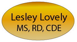 Diabetic Nutrition, Lesley Lovely / Registered Diabetes Councelor / www.lovelynutrition.net